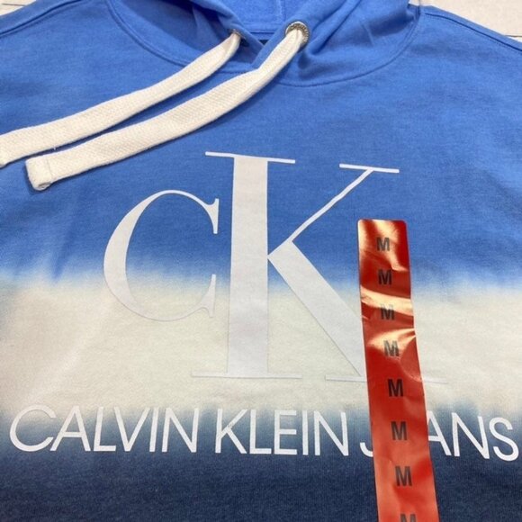 Calvin Klein‎ Crop Tie Dye Hoodie Sweater - Picture 3 of 8